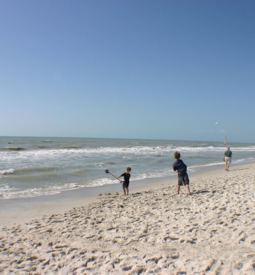 kids at the beach